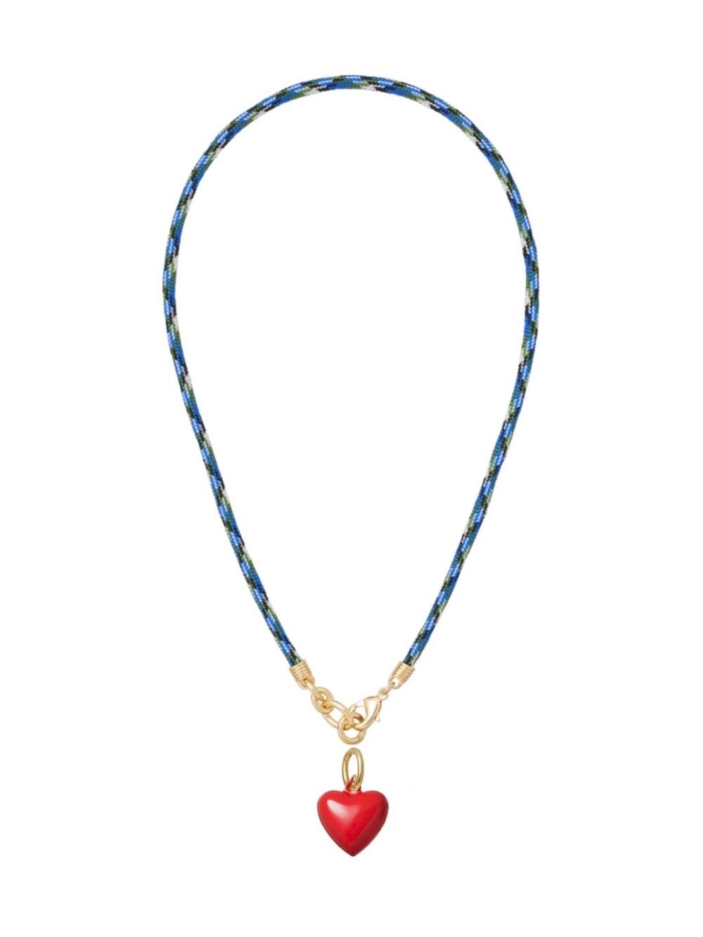 NWOT Roxanne Assoulin The Happy Cord Charm Necklace
